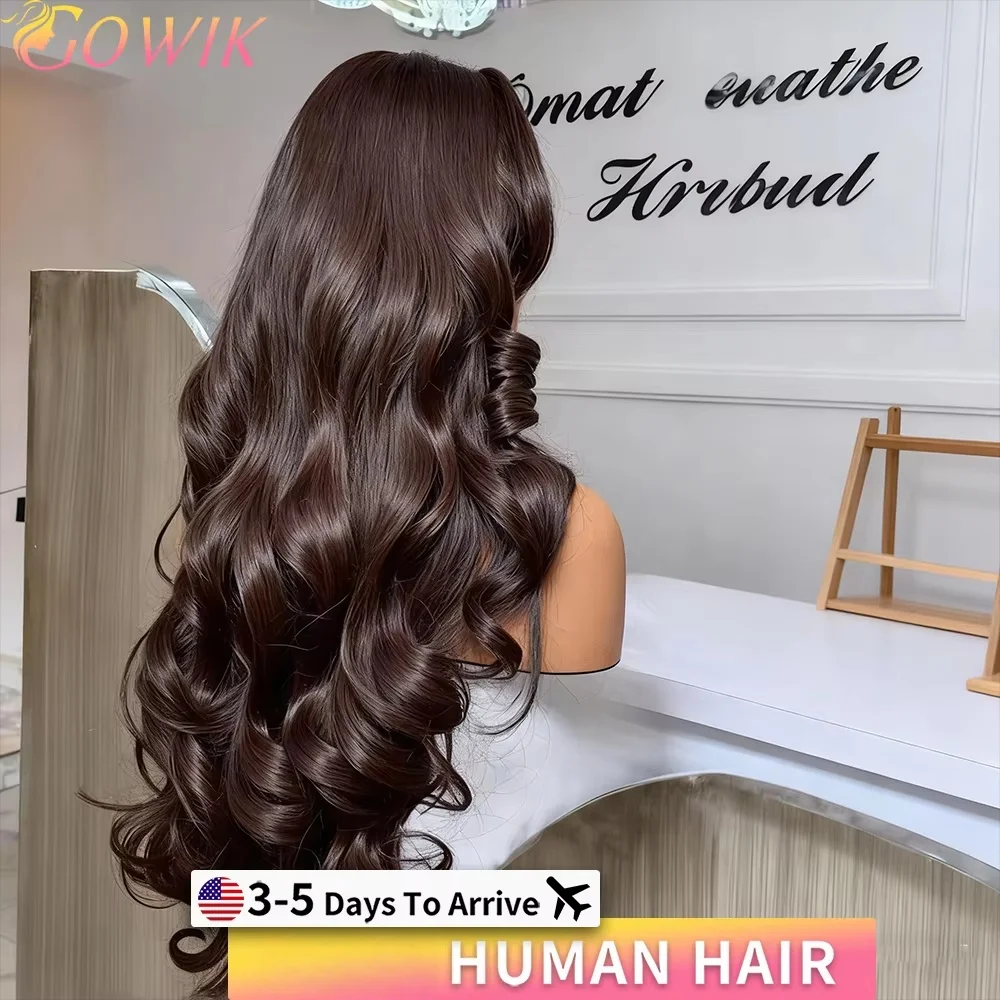 30 Inch Chocolate Brown Body Wave Lace Front Wig Transparent Wigs 13x4 Real Brazilian Pre Plucked Colored Human Hair For Women
30 Inch Chocolate Brown Body Wave Lace Front Wig Transparent Wigs 13x4 Real Brazilian Pre Plucked Colored Human Hair For Women