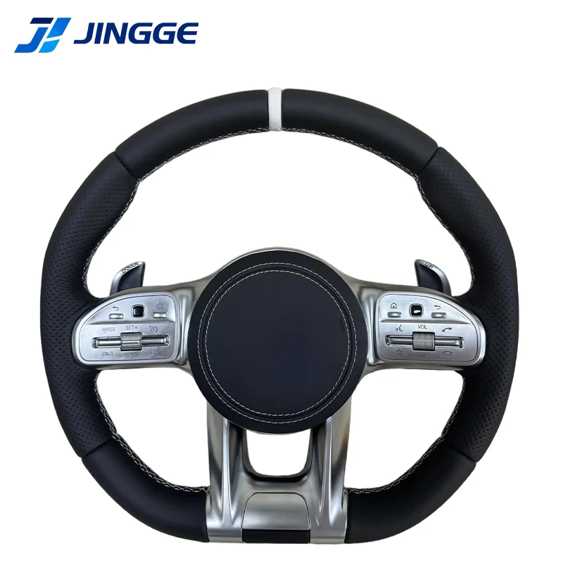 White Full Leather Sports Steering Wheel for Mercedes Benz E Class G Class W204 W205 W211 W212 W213 CLA W210 W124 S63
White Full Leather Sports Steering Wheel for Mercedes Benz E Class G Class W204 W205 W211 W212 W213 CLA W210 W124 S63