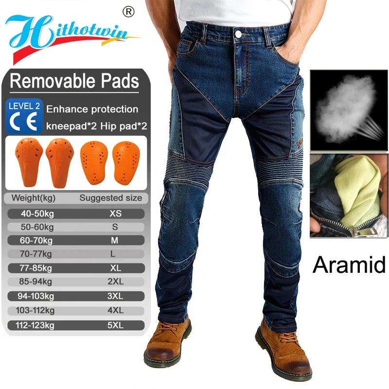 Кевларовые мотоциклетные джинсы, мужские летние брюки для верховой езды, синие устойчивые к истиранию ветрозащитные брюки для велосипеда, защитное снаряжение
Кевларовые мотоциклетные джинсы, мужские летние брюки для верховой езды, синие устойчивые к истиранию ветрозащитные брюки для велосипеда, защитное снаряжение