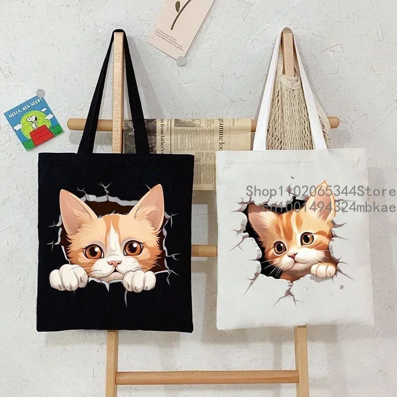 Handbags Women's Cartoon 3D Cats Design Shoulder Bag Funny Animal Kitten Shopping Bolsas Student Fashion Trend Men Y2K Hand Bags
Handbags Women's Cartoon 3D Cats Design Shoulder Bag Funny Animal Kitten Shopping Bolsas Student Fashion Trend Men Y2K Hand Bags