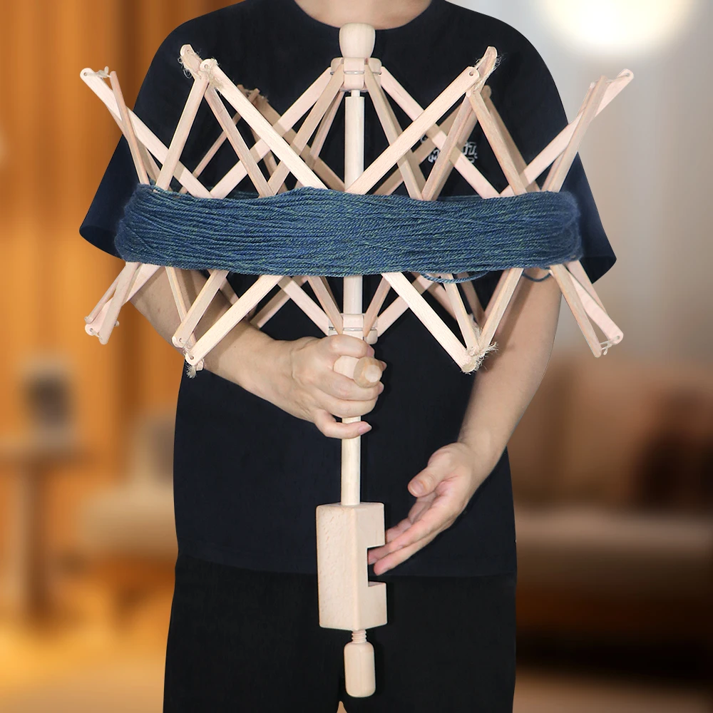 1pc Umbrella Shape Wooden Yarn Winder, Adjustable Yarn Spool Holder for Knitting, Embroidery, Roving, Crochet DIY Handicrafts
1pc Umbrella Shape Wooden Yarn Winder, Adjustable Yarn Spool Holder for Knitting, Embroidery, Roving, Crochet DIY Handicrafts