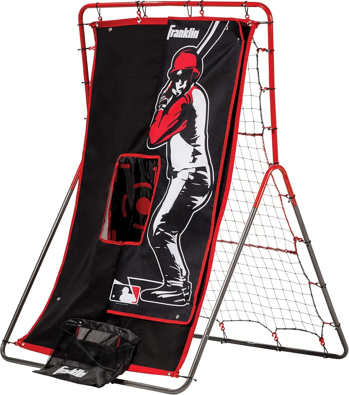 2-in-1 Baseball Pitching Target and Rebounder Net with Switch Hitter Trainer for Practice
2-in-1 Baseball Pitching Target and Rebounder Net with Switch Hitter Trainer for Practice