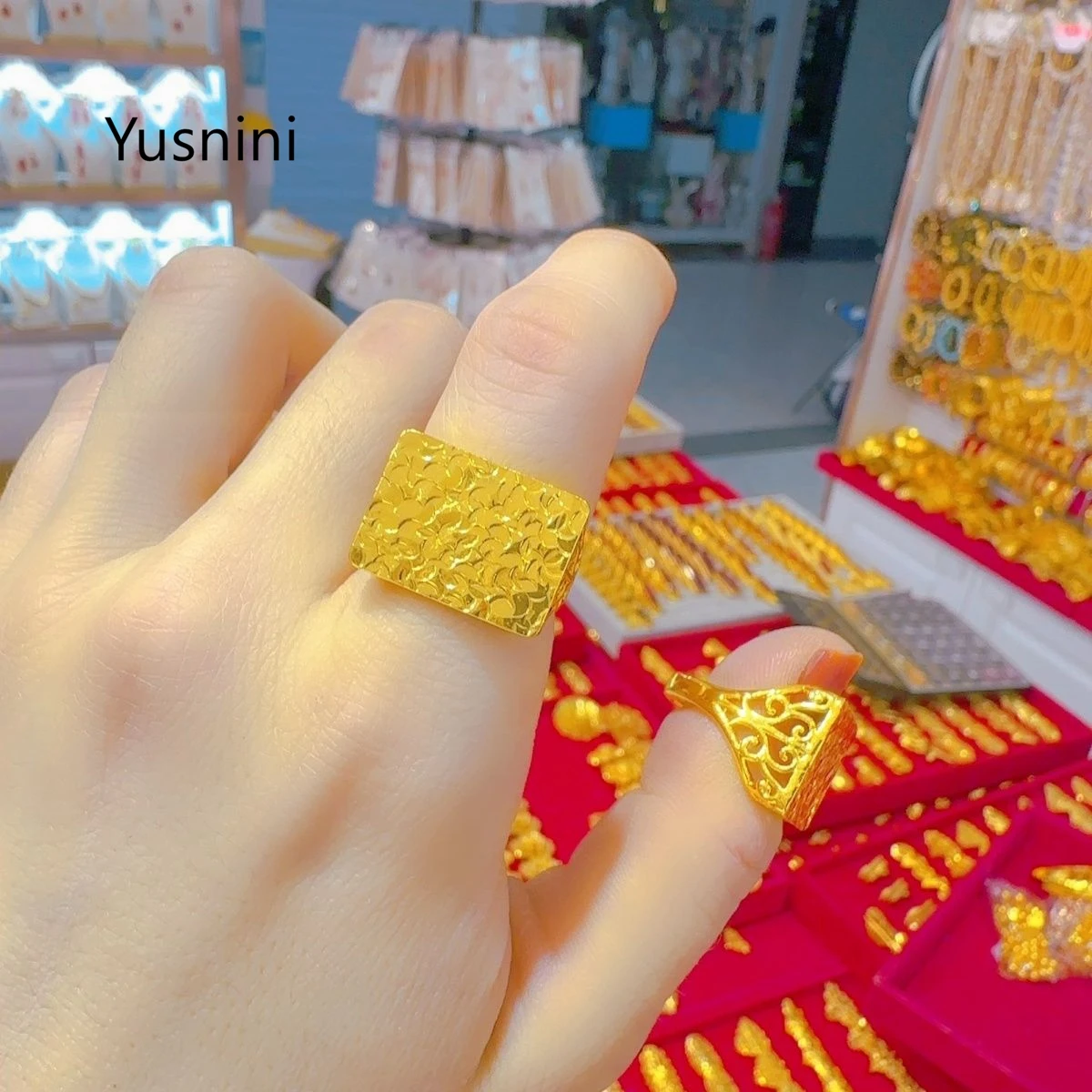 Dubai Women's 24K Gold-Plated Ring From Ethiopia Geometric Adjustable Ring Wedding Couple Jewelry Gift YY10985
Dubai Women's 24K Gold-Plated Ring From Ethiopia Geometric Adjustable Ring Wedding Couple Jewelry Gift YY10985