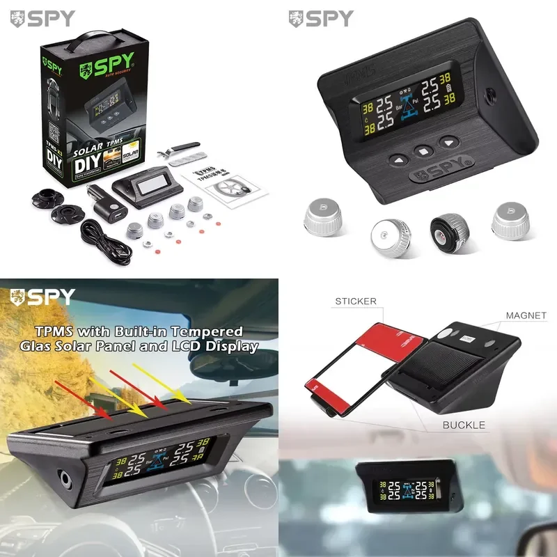 Spy Tire Pressure For High Quality Tire Inflator Gauge Solar Power Car Tpms
Spy Tire Pressure For High Quality Tire Inflator Gauge Solar Power Car Tpms