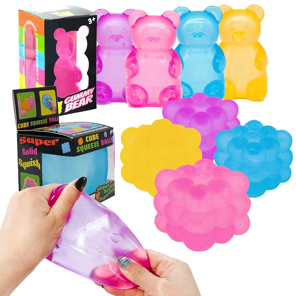 Three styles Rebound Magic Ball Cute Bear Maltose Squeeze Toy Dough Colorful Sensory Toy Creative New Item Stress Relief
Three styles Rebound Magic Ball Cute Bear Maltose Squeeze Toy Dough Colorful Sensory Toy Creative New Item Stress Relief