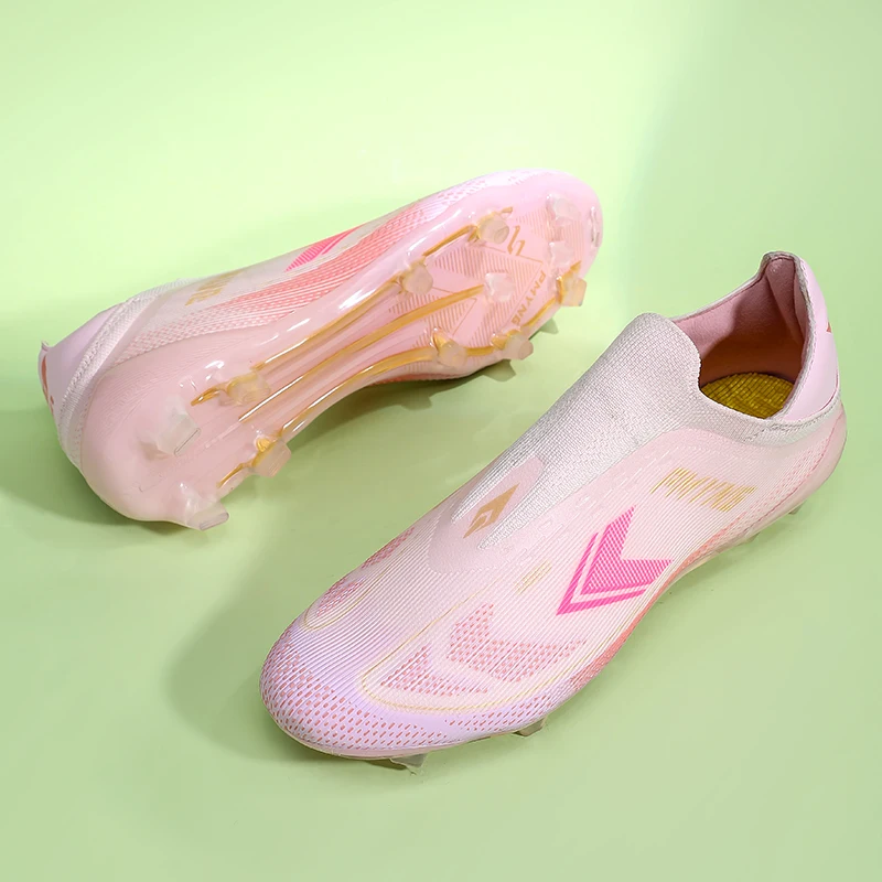 Newly Launched Laceless Football Shoes for Men and Women, Anti-Slip and Shock-Absorbing, Specifically for Turf, Ag Long Spikes
Newly Launched Laceless Football Shoes for Men and Women, Anti-Slip and Shock-Absorbing, Specifically for Turf, Ag Long Spikes