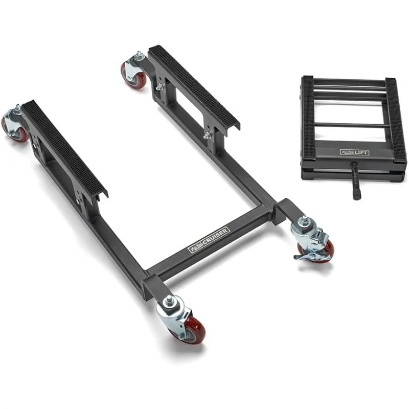 Let’s Roll Motorcycle Lift Table Jack - Motorcycle Dolly for Garage Storage, Mover and Lifter- Large Zero-Scuff 4" Castors
Let’s Roll Motorcycle Lift Table Jack - Motorcycle Dolly for Garage Storage, Mover and Lifter- Large Zero-Scuff 4" Castors