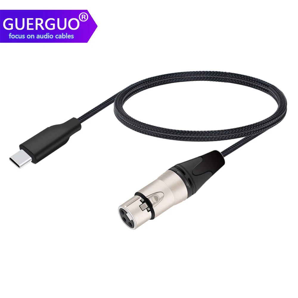 XLR to Type-C Microphone Connection Cable,USB C Male to 3Pins XLR Male/Female Connector Cord Converter Microphone Audio Adapter
XLR to Type-C Microphone Connection Cable,USB C Male to 3Pins XLR Male/Female Connector Cord Converter Microphone Audio Adapter