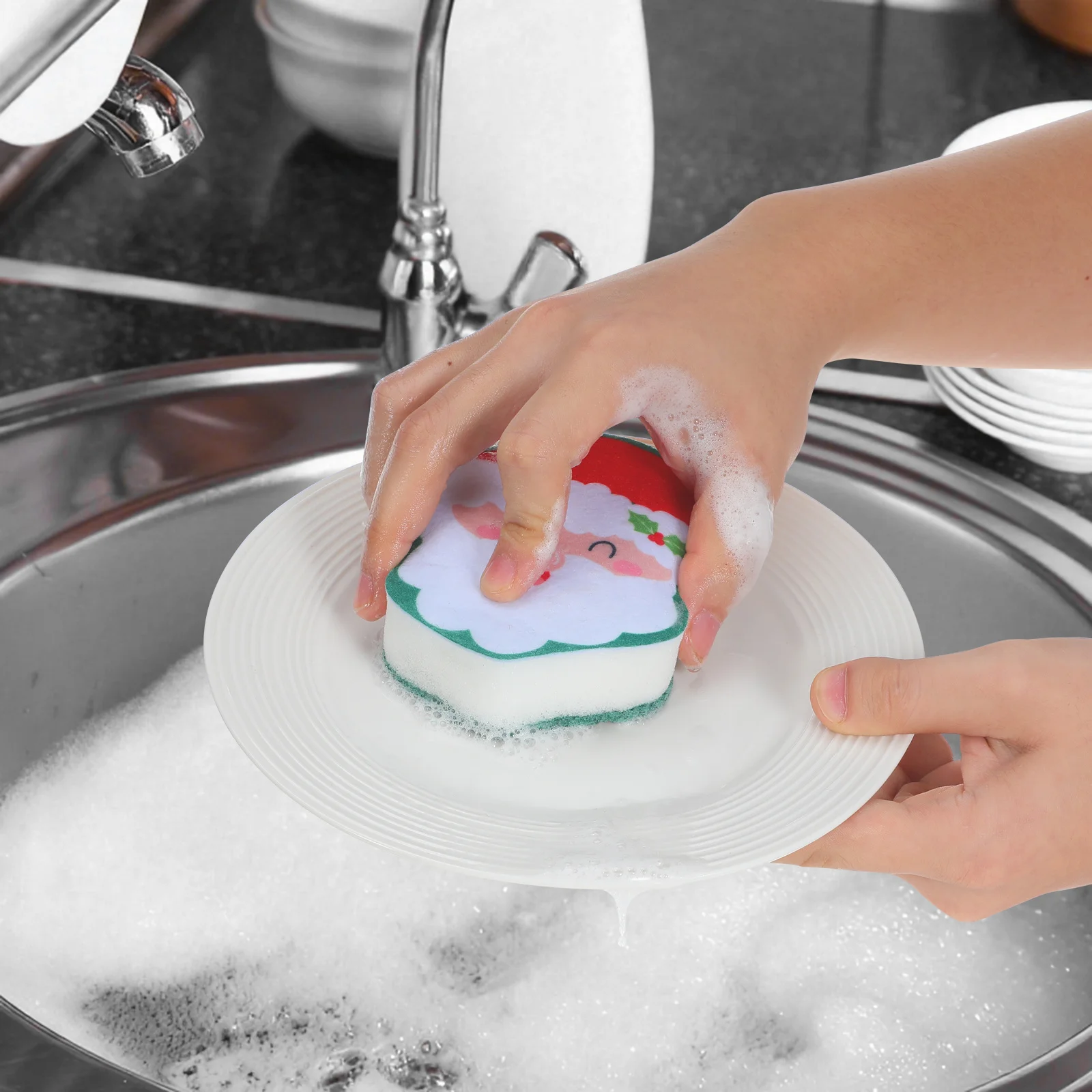 2pcs Dish Sponge Kitchen Cleaning Scrub For Pans Bowls Cups Washing Reusable Cleaning Tool Scrubbing Sponges Kitchen Sponges For
2pcs Dish Sponge Kitchen Cleaning Scrub For Pans Bowls Cups Washing Reusable Cleaning Tool Scrubbing Sponges Kitchen Sponges For