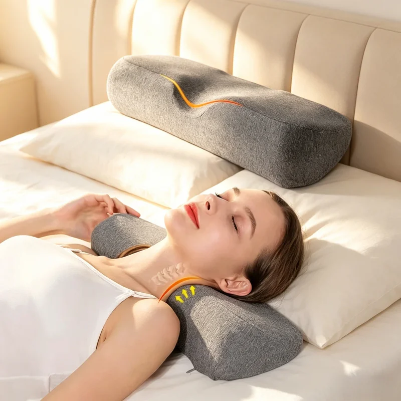 Cervical Pillow Memory Foam Slow Rebound, Neck Protection Pillow for Spine Neck Correction, Aid Sleep for Back Sleeping
Cervical Pillow Memory Foam Slow Rebound, Neck Protection Pillow for Spine Neck Correction, Aid Sleep for Back Sleeping