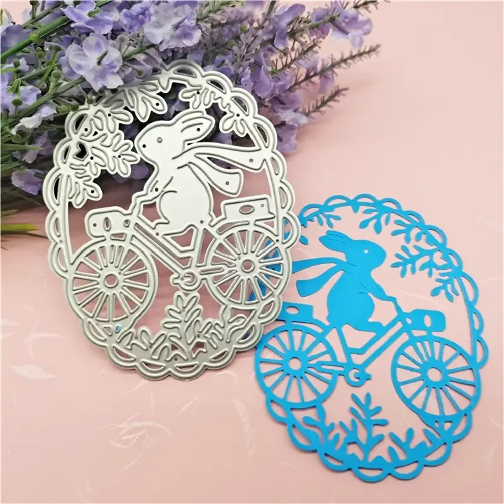 Rabbit on a Bicycle New Metal Cutting Dies for Scrapbooking DIY Album Embossing Folder Paper Card Maker Template Stencils
Rabbit on a Bicycle New Metal Cutting Dies for Scrapbooking DIY Album Embossing Folder Paper Card Maker Template Stencils