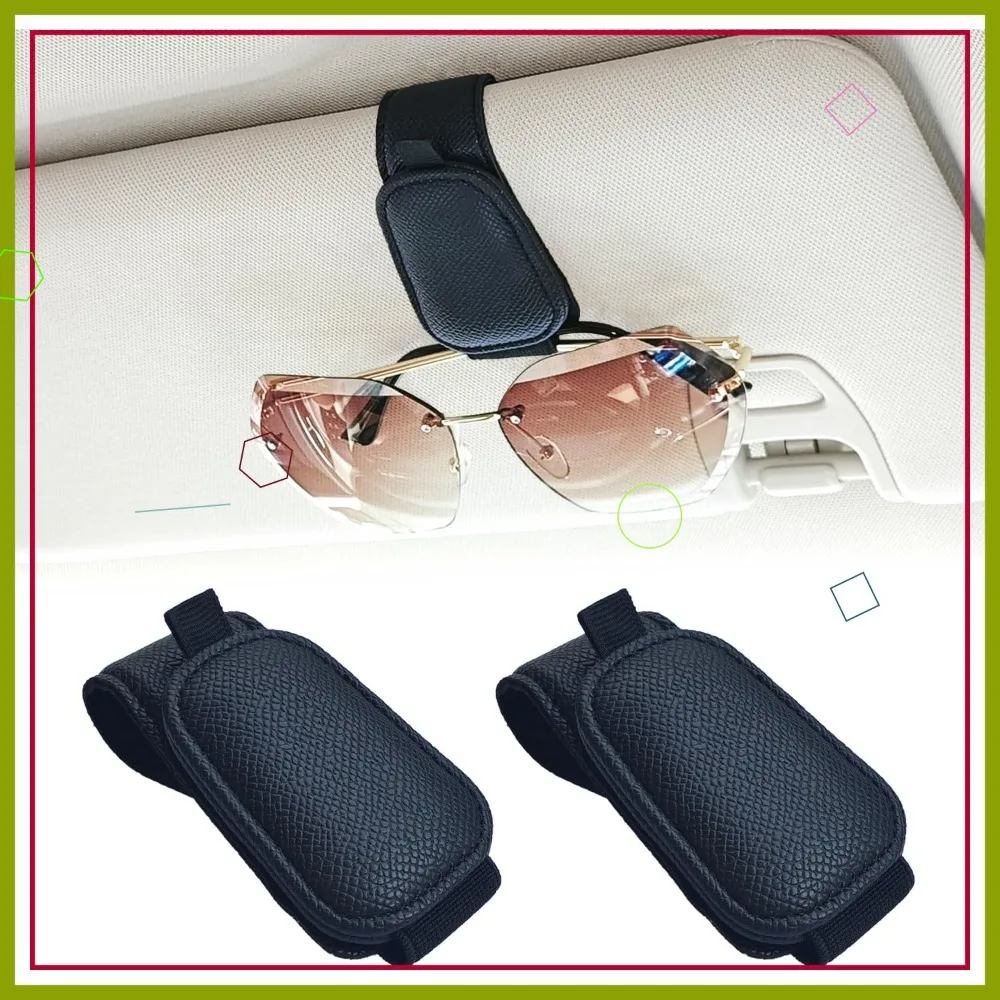 2 Pack Magnetic Sunglass Holder for Car Visor - Universal Eyeglasses Clip for Men Women - Black
2 Pack Magnetic Sunglass Holder for Car Visor - Universal Eyeglasses Clip for Men Women - Black