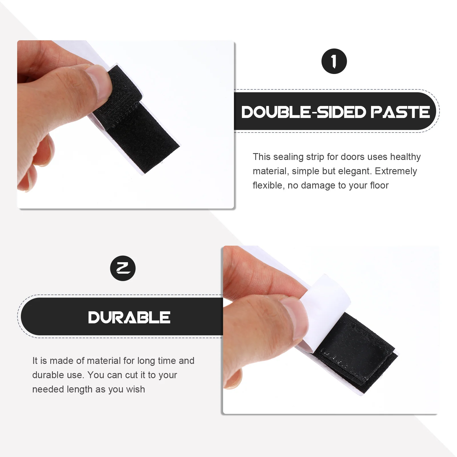 1pc Windproof Sealing Strip For Window Weather Strips Under Door Draft Blocker Soundproof Adhesive Tape Home Supply Door
1pc Windproof Sealing Strip For Window Weather Strips Under Door Draft Blocker Soundproof Adhesive Tape Home Supply Door