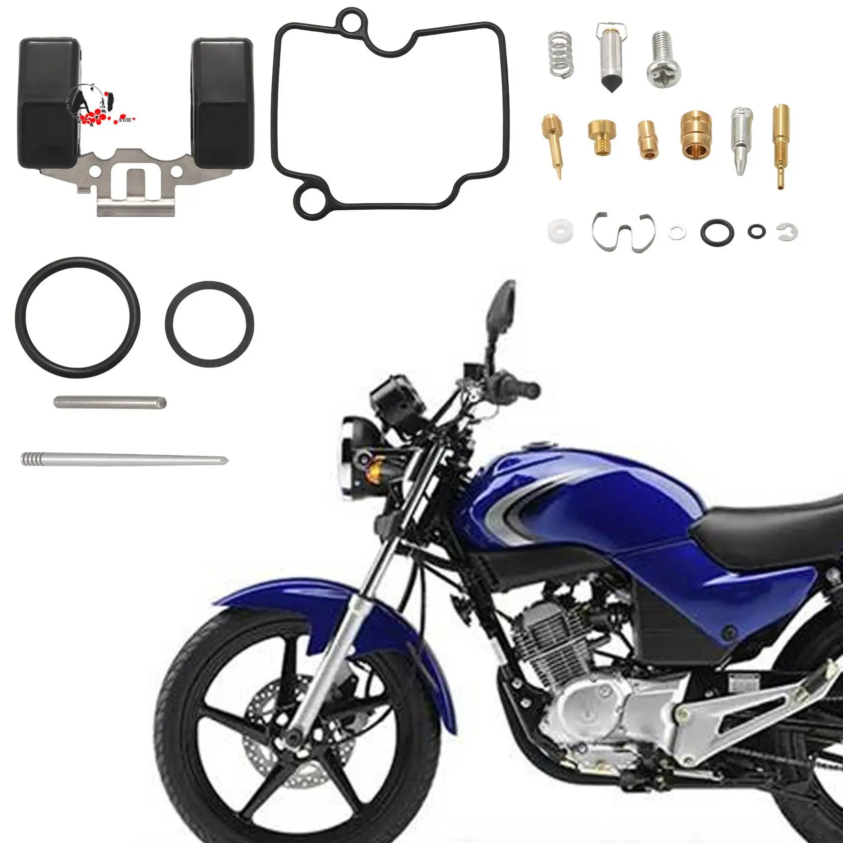 A10E-Motorcycle Carburetor Ancillary Repair Kits For Yamaha YBR125 JYM125 For Mikuni Carburetor VM22 Motorcycle Repair
A10E-Motorcycle Carburetor Ancillary Repair Kits For Yamaha YBR125 JYM125 For Mikuni Carburetor VM22 Motorcycle Repair