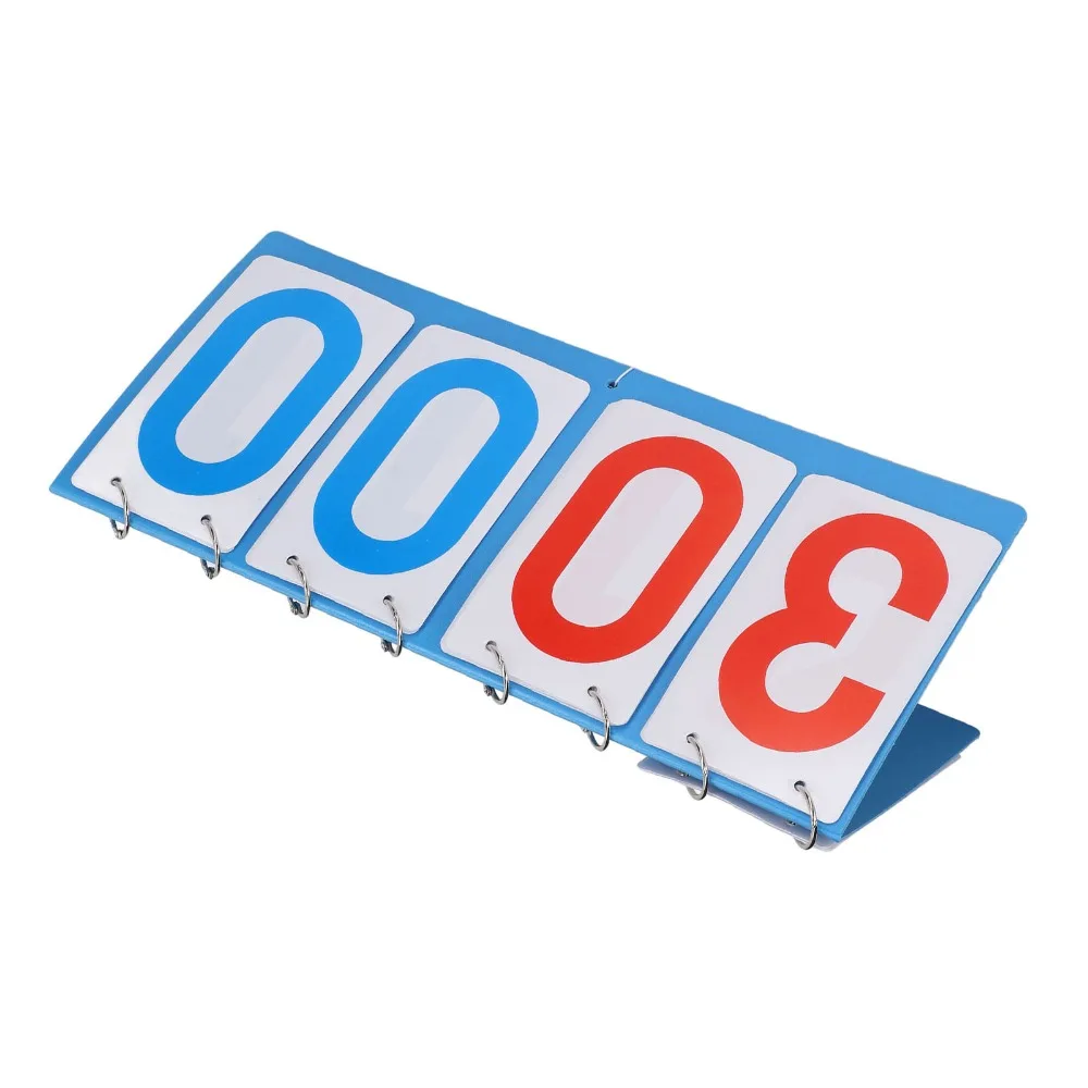 Waterproof 4 Digit Scoreboard Large Numbers Plastic Cards Flip Score Keeper Blue Red Numbers Tabletop Scoreboard
Waterproof 4 Digit Scoreboard Large Numbers Plastic Cards Flip Score Keeper Blue Red Numbers Tabletop Scoreboard