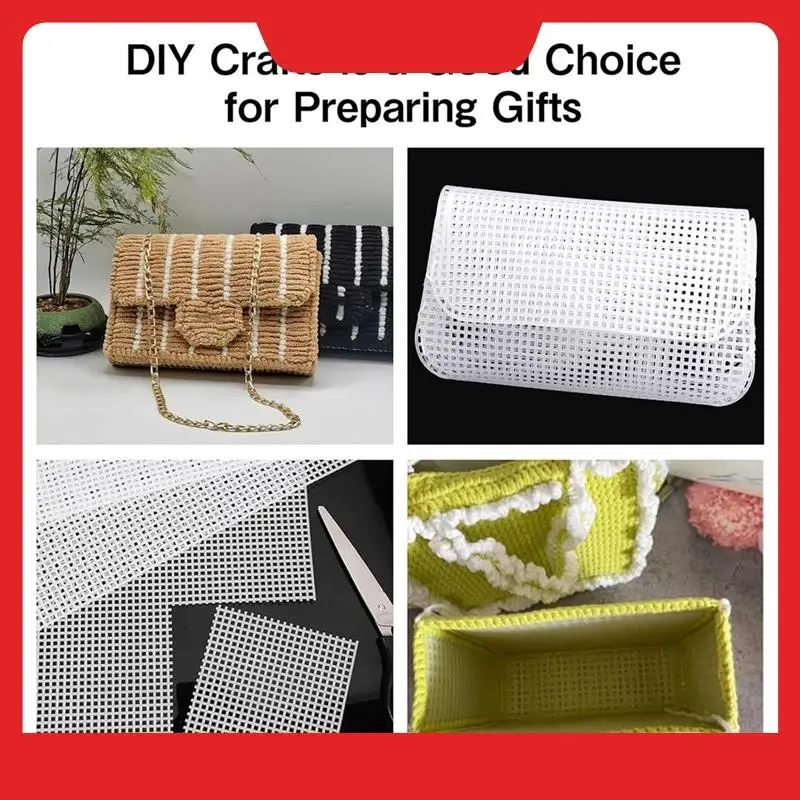 A32HOT-Canvas Pads 8 Pcs White Rectangle Plastic Mesh Sheet Flexible Plastic Canvas For DIY Crafts Embroidery Crafting Knit
A32HOT-Canvas Pads 8 Pcs White Rectangle Plastic Mesh Sheet Flexible Plastic Canvas For DIY Crafts Embroidery Crafting Knit