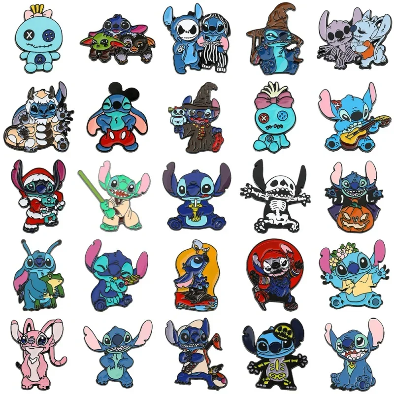 25pcs Disney Cartoon Metal Badges Stitch Lapel Pins for Backpack Accessories Brooch Jacket Badge for Kids Cute Birthday Gifts
25pcs Disney Cartoon Metal Badges Stitch Lapel Pins for Backpack Accessories Brooch Jacket Badge for Kids Cute Birthday Gifts