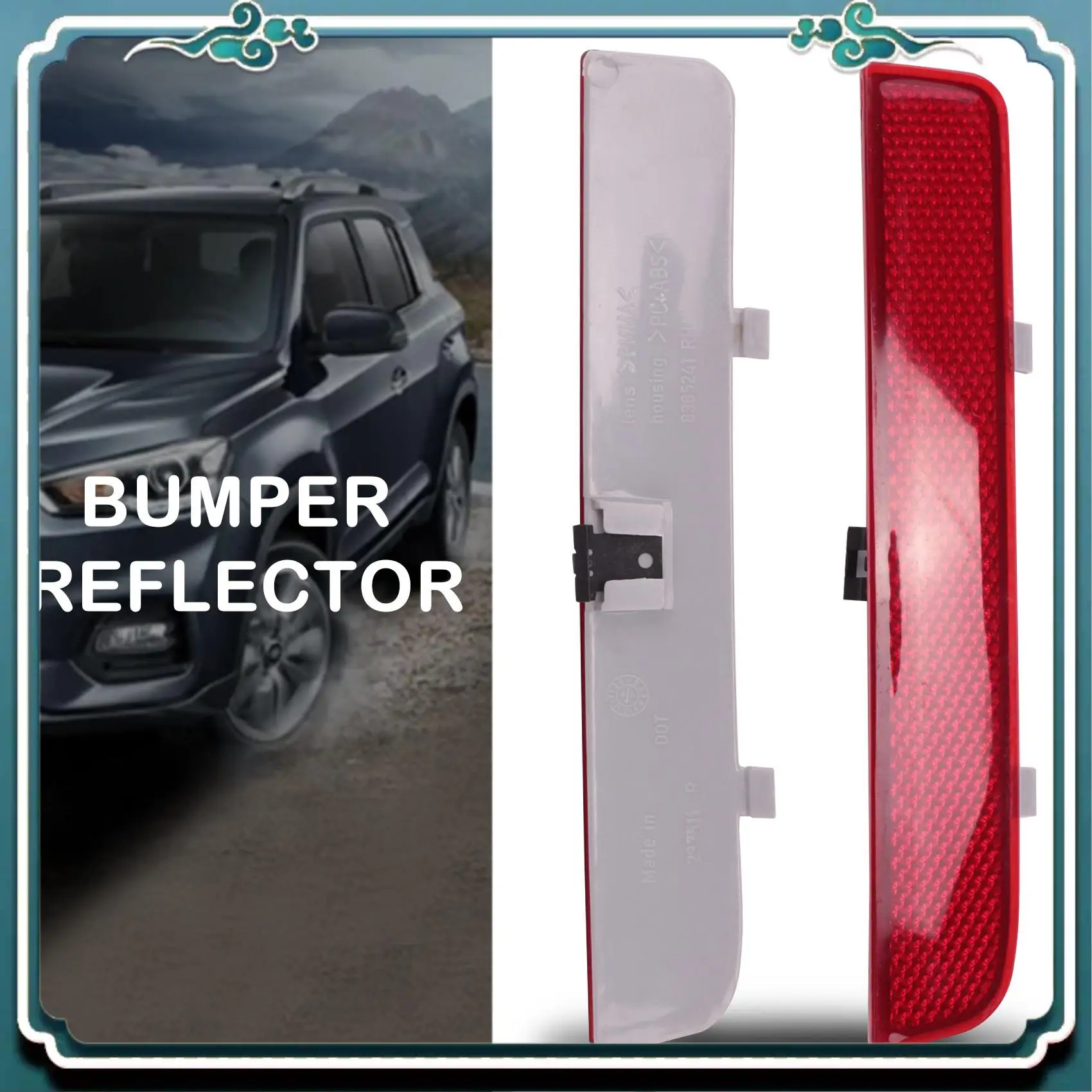 Premium 1 Pair Rear Bumper Red Reflector For Land Rover Range Rover L322 Freelander Part Number: LR006349 LR006348
Premium 1 Pair Rear Bumper Red Reflector For Land Rover Range Rover L322 Freelander Part Number: LR006349 LR006348