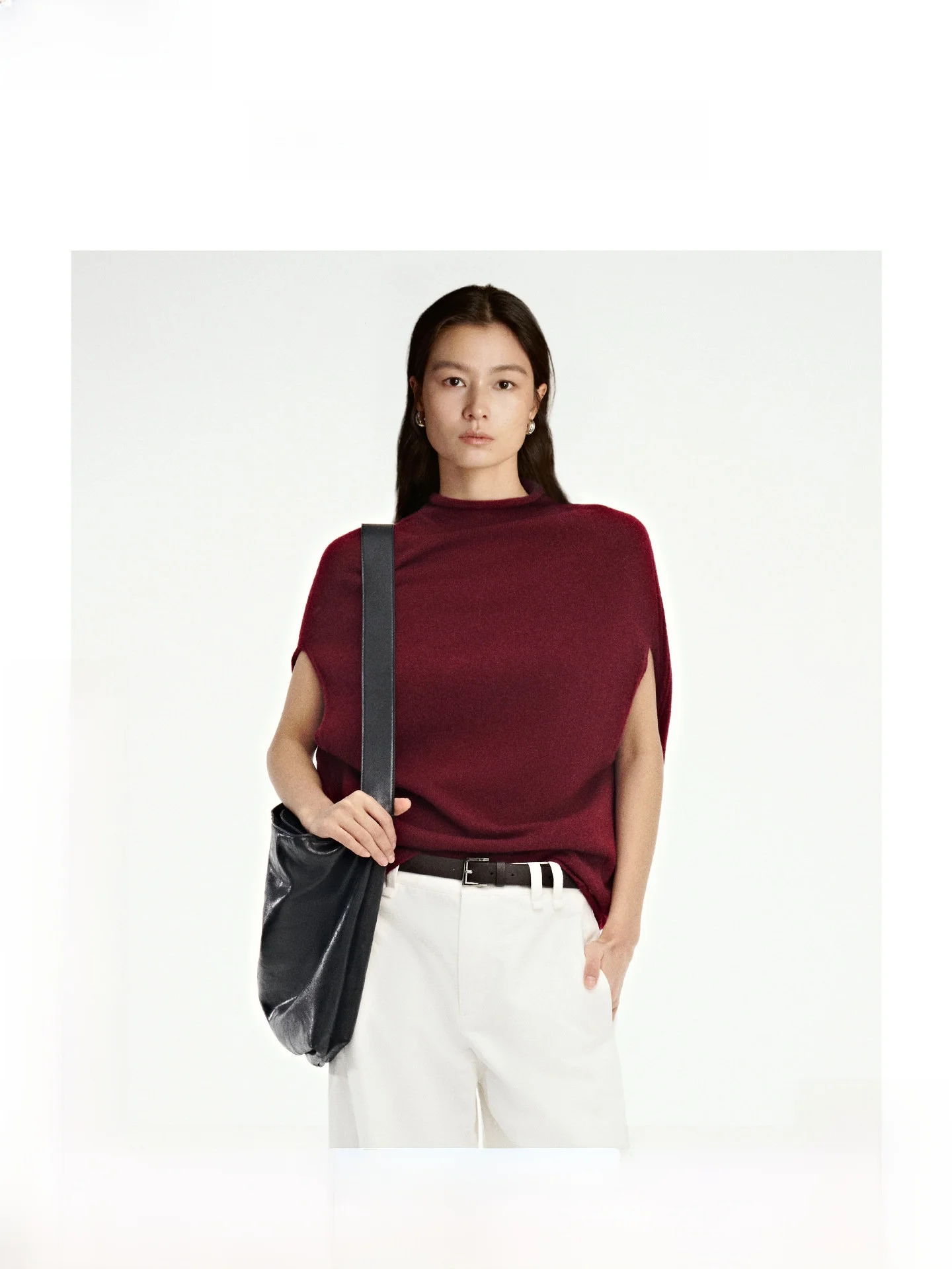ZhiZhi Knitted Half-High Collar Women's Vest with Cashmere Fashionable Cowl Neck Wool Blend Casual Wear Outerwear
ZhiZhi Knitted Half-High Collar Women's Vest with Cashmere Fashionable Cowl Neck Wool Blend Casual Wear Outerwear
