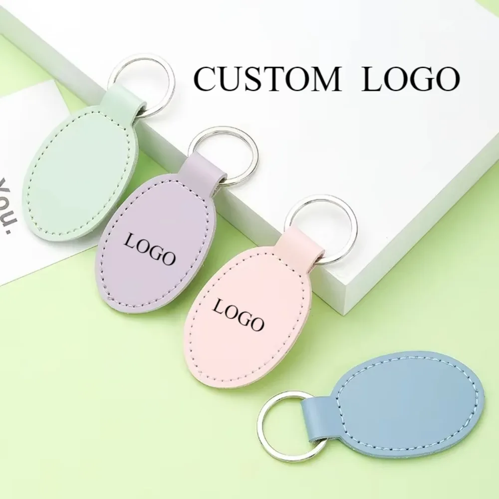 Custom Oval Leather Keychain Pendant Car Key Chain Holder Laser Engrave Personalize Logo Ellipse Keyring Gift for Men and Women
Custom Oval Leather Keychain Pendant Car Key Chain Holder Laser Engrave Personalize Logo Ellipse Keyring Gift for Men and Women