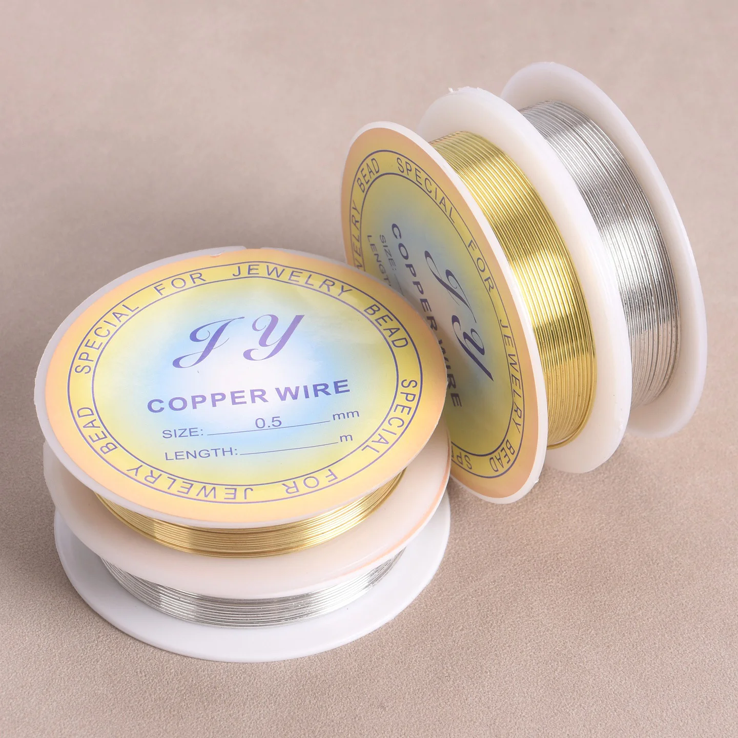 1 Spool Beading Wire 0.2mm/0.3mm/0.4mm/0.5mm/0.6mm/0.8mm/1.0mm Copper Metal Cord For Jewelry Making Gold/Silver Color
1 Spool Beading Wire 0.2mm/0.3mm/0.4mm/0.5mm/0.6mm/0.8mm/1.0mm Copper Metal Cord For Jewelry Making Gold/Silver Color