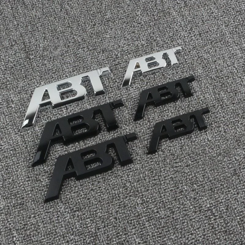 ABT-Style Gloss Black Rear Trunk Emblem - 1PCS Adhesive Badge Compatible with Audi A3/A4/A5/A6/A7/A8 & Q2/Q3/Q5/Q7 Models
ABT-Style Gloss Black Rear Trunk Emblem - 1PCS Adhesive Badge Compatible with Audi A3/A4/A5/A6/A7/A8 & Q2/Q3/Q5/Q7 Models