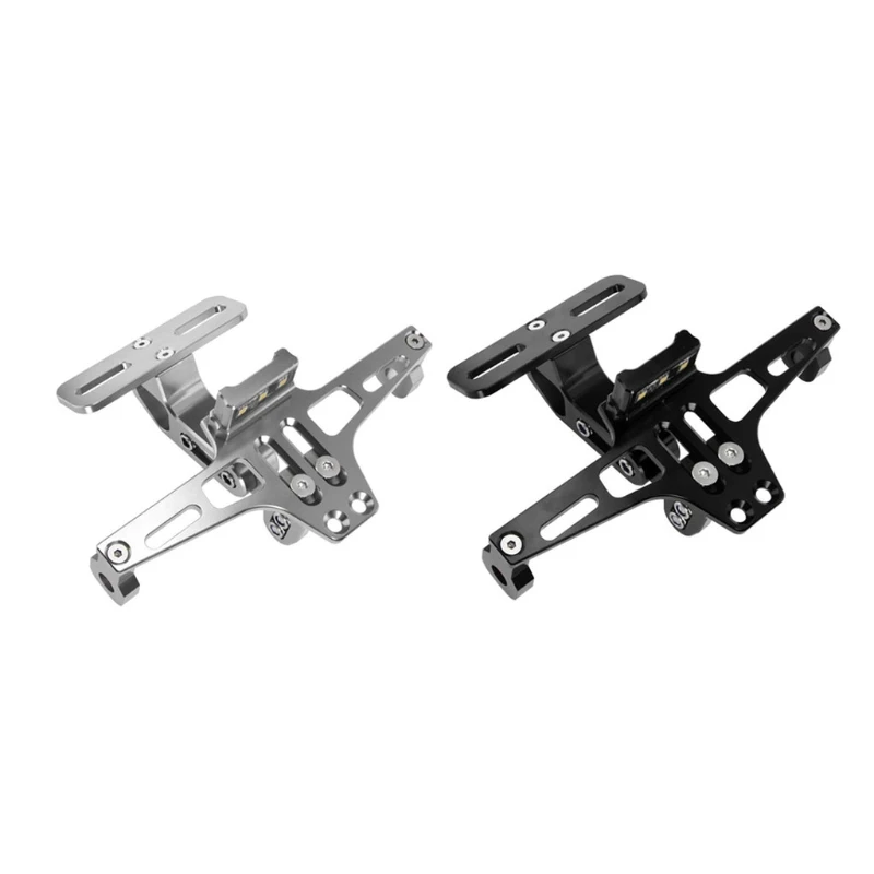 094D Motorcycle Tail Light Holder Motorcycle License Plate Bracket Adjustable License Plate Holder with Foldable Bracket
094D Motorcycle Tail Light Holder Motorcycle License Plate Bracket Adjustable License Plate Holder with Foldable Bracket