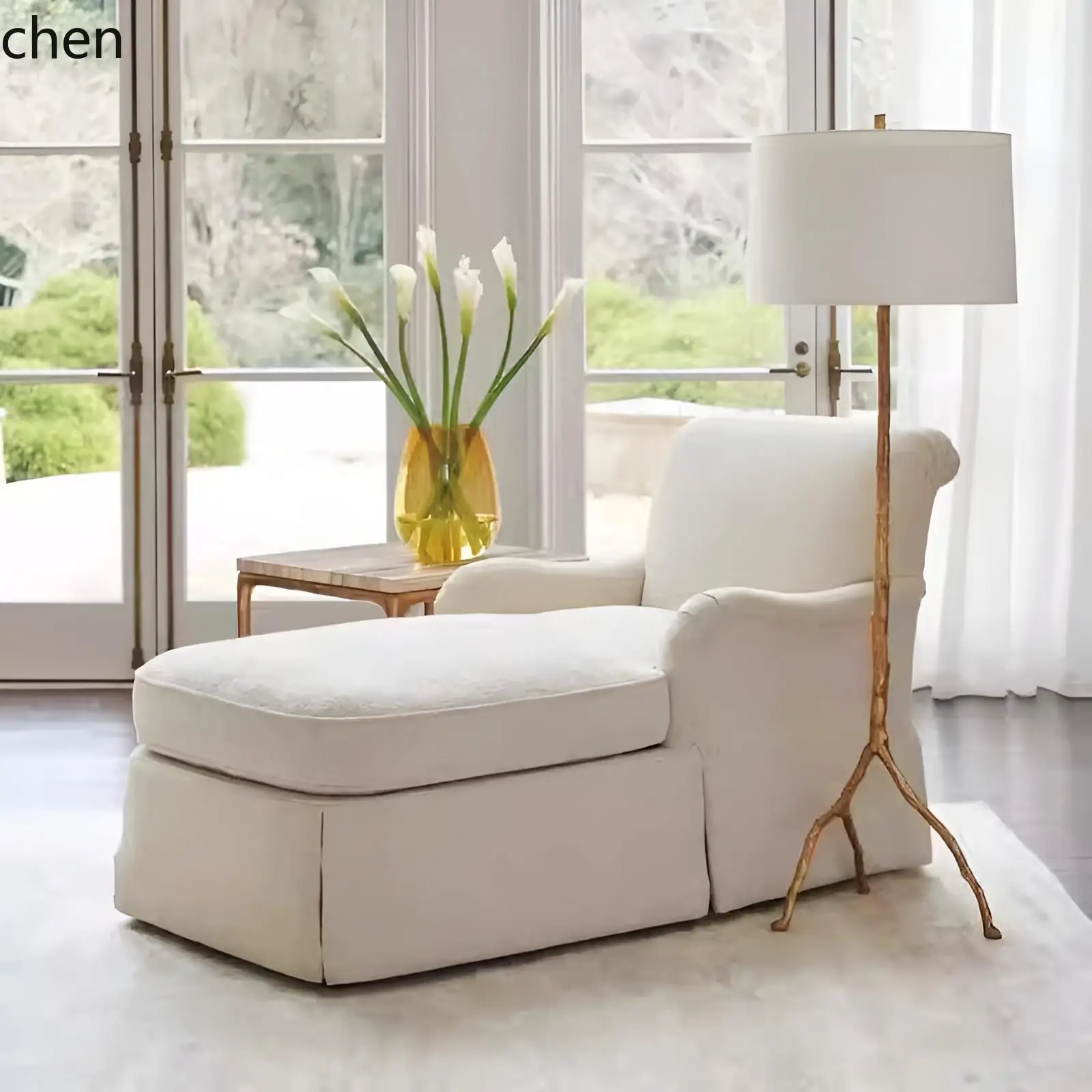 HTT retro single sofa recliner chaise longue beauty couch wabi sabi wind small apartment living room
HTT retro single sofa recliner chaise longue beauty couch wabi sabi wind small apartment living room