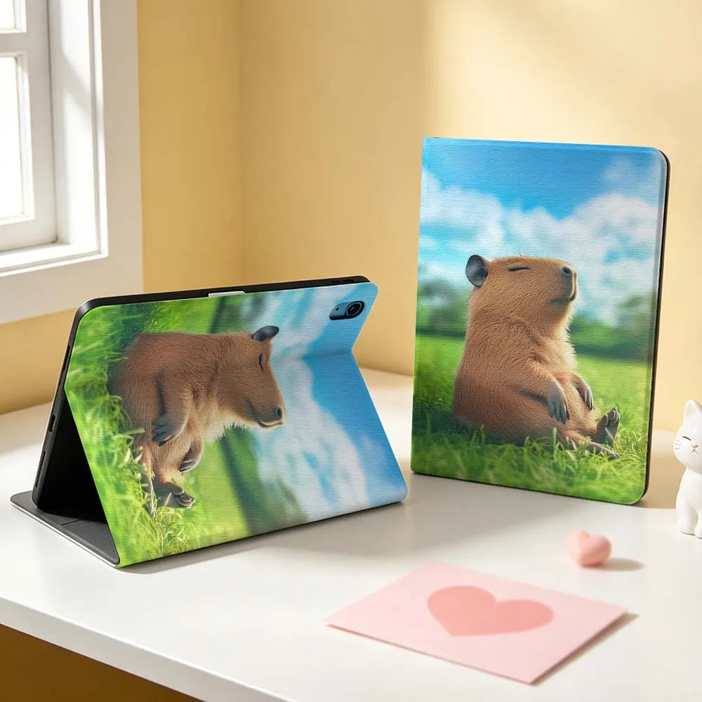 Cartoon Capybara Sitting Grass For Apple iPad Pro Mini A16 A17 A14 4 5 6 7 6th 7th Gen 9.7 12.9 11 13 M4 inch Tablet Case Soft
Cartoon Capybara Sitting Grass For Apple iPad Pro Mini A16 A17 A14 4 5 6 7 6th 7th Gen 9.7 12.9 11 13 M4 inch Tablet Case Soft