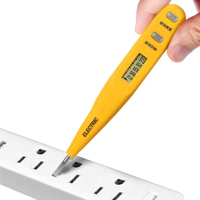 Portable Voltage Tester Electric Current Tester Screwdriver 2-in-1 Circuit Detector Pen for Car Repair High Torque Screwdriver
Portable Voltage Tester Electric Current Tester Screwdriver 2-in-1 Circuit Detector Pen for Car Repair High Torque Screwdriver
