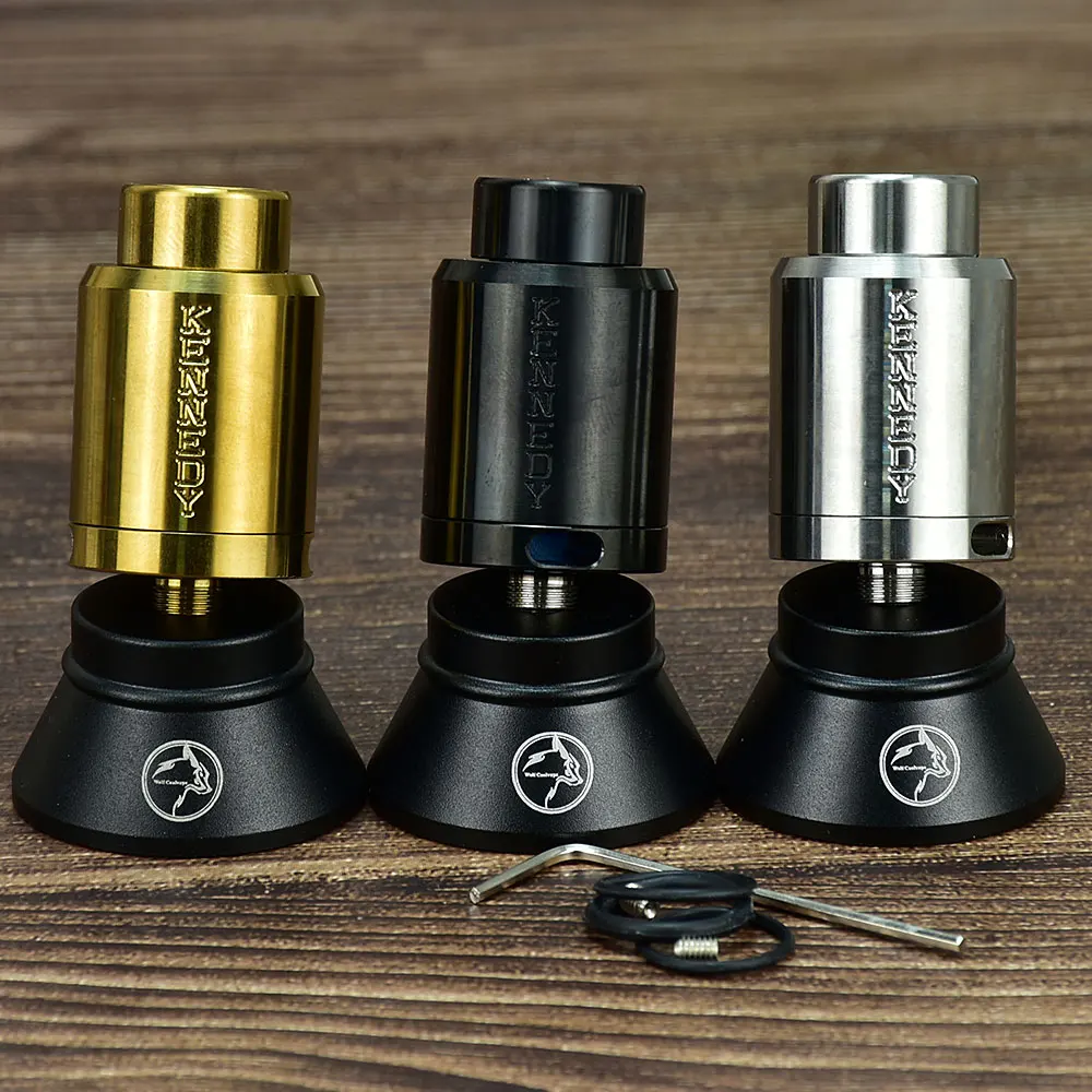 KENNEDY RDA vape 24mm 304ss Single/Dual Coils Rebuilding 510 thread Electronic Cigarette Atomizer vape rda vs reload x rda
KENNEDY RDA vape 24mm 304ss Single/Dual Coils Rebuilding 510 thread Electronic Cigarette Atomizer vape rda vs reload x rda