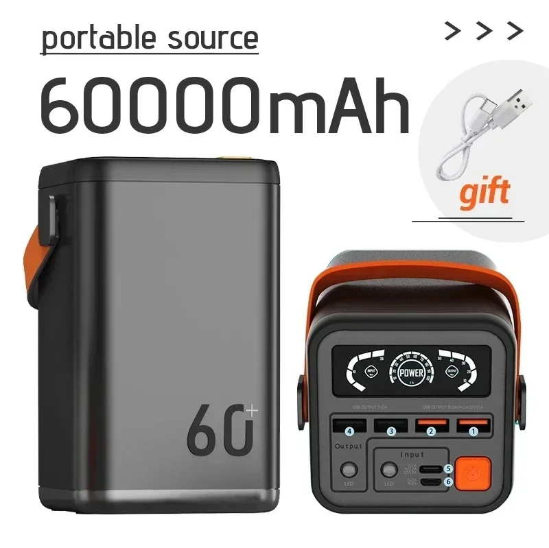 2024 60000mAh outdoor portable mobile power supply with external battery pack PD 30W fast charger suitable for Xiaomi iPhone
2024 60000mAh outdoor portable mobile power supply with external battery pack PD 30W fast charger suitable for Xiaomi iPhone