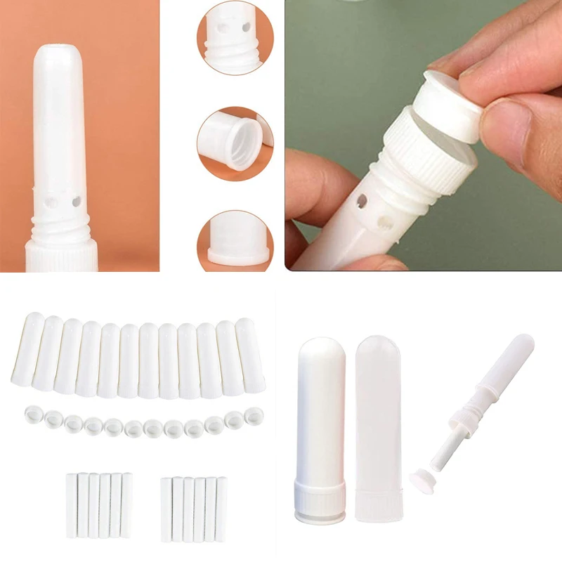 100Pieces Portable Empty Nasal Inhaler Tube Blank Perfume Nasal Inhaler Container w/ Cotton Wicks For Essential Oil Aromatherapy
100Pieces Portable Empty Nasal Inhaler Tube Blank Perfume Nasal Inhaler Container w/ Cotton Wicks For Essential Oil Aromatherapy