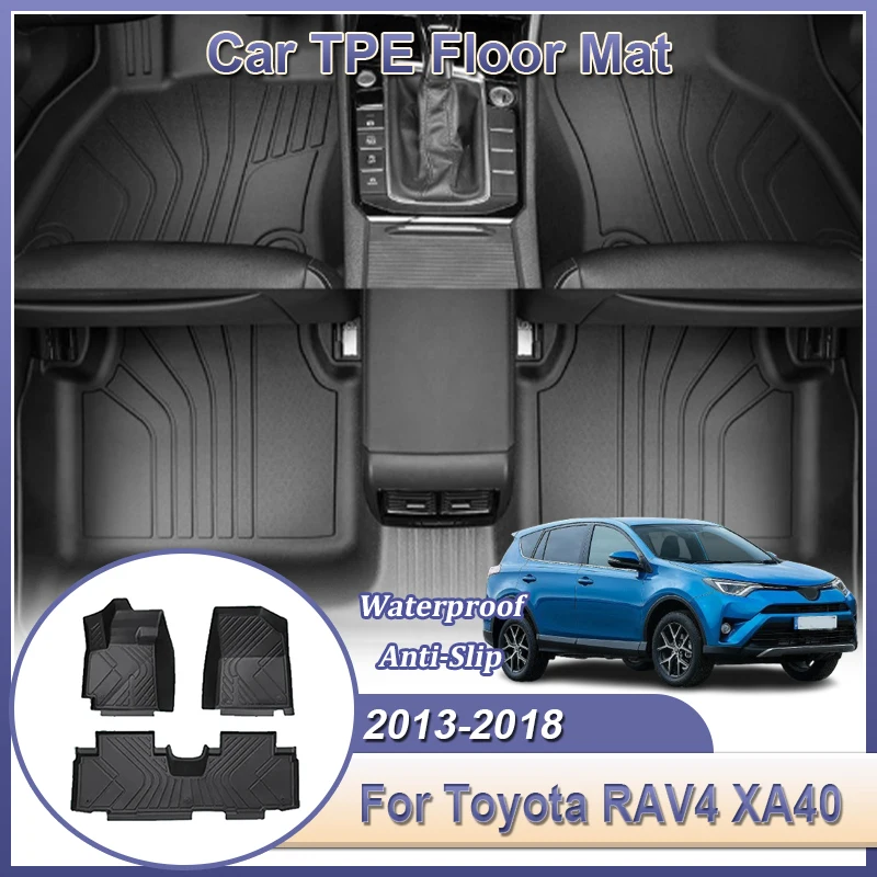 Автомобильный напольный TPE для Toyota RAV4 RAV-4 2013-2018 2014 2015 XA40, всепогодные коврики для ног, без запаха, часть лотка, детали интерьера
Автомобильный напольный TPE для Toyota RAV4 RAV-4 2013-2018 2014 2015 XA40, всепогодные коврики для ног, без запаха, часть лотка, детали интерьера