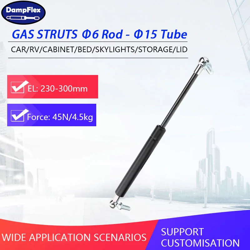1PC 45N 230-300mm Universal Gas Spring Ball Joint Storage Tool Boxes Lift Support Machine Gas Struts Shock Absorber Car Hood
1PC 45N 230-300mm Universal Gas Spring Ball Joint Storage Tool Boxes Lift Support Machine Gas Struts Shock Absorber Car Hood
