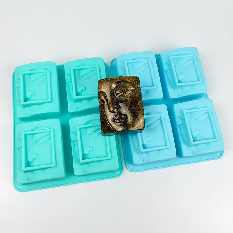 4 Hole Buddha Face Silicone Soap Mold 3D Human Candle Resin Plaster Mould DIY Statue Chocolate Cake Making Tool Home Decor Gifts
4 Hole Buddha Face Silicone Soap Mold 3D Human Candle Resin Plaster Mould DIY Statue Chocolate Cake Making Tool Home Decor Gifts
