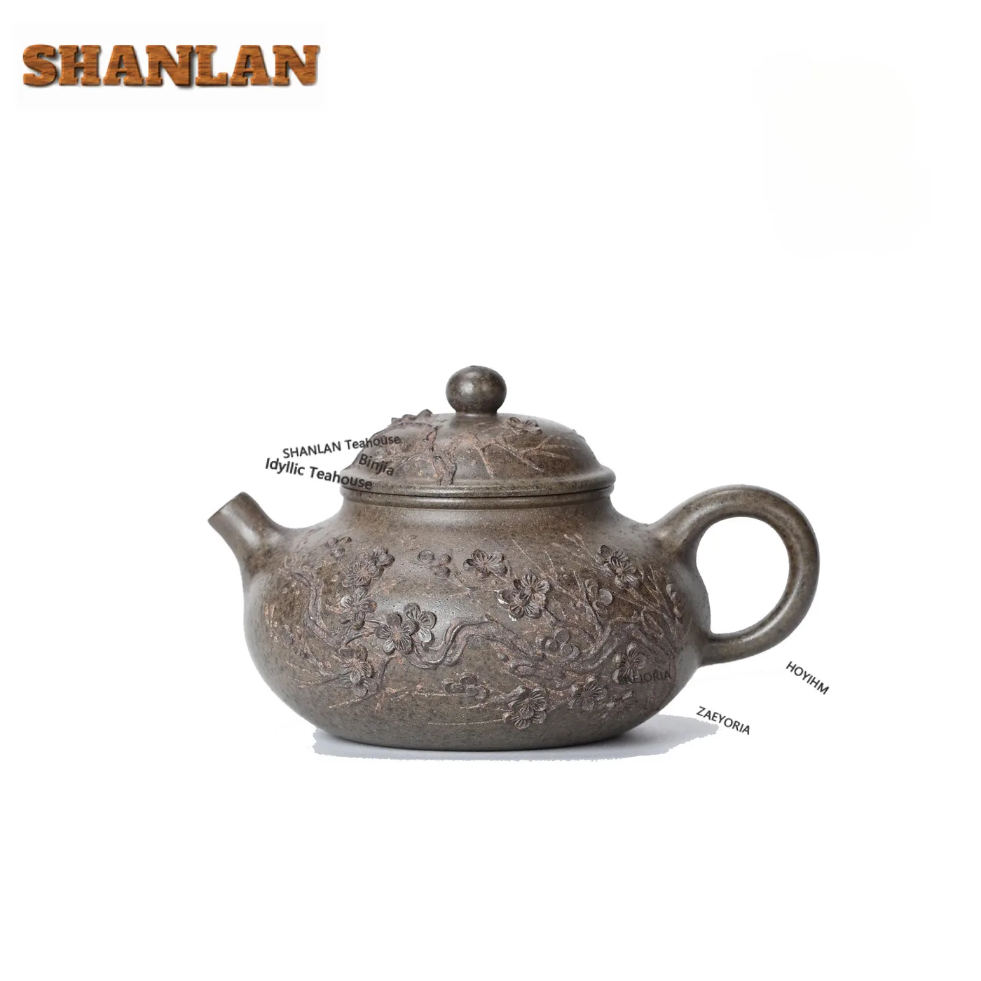 150ml Classic Yixing Purple Clay Teapots Handmade Plum Blossom Rongtian Pot Raw Ore Agarwood Mud Kettle Zisha Tea Set Ornaments
150ml Classic Yixing Purple Clay Teapots Handmade Plum Blossom Rongtian Pot Raw Ore Agarwood Mud Kettle Zisha Tea Set Ornaments