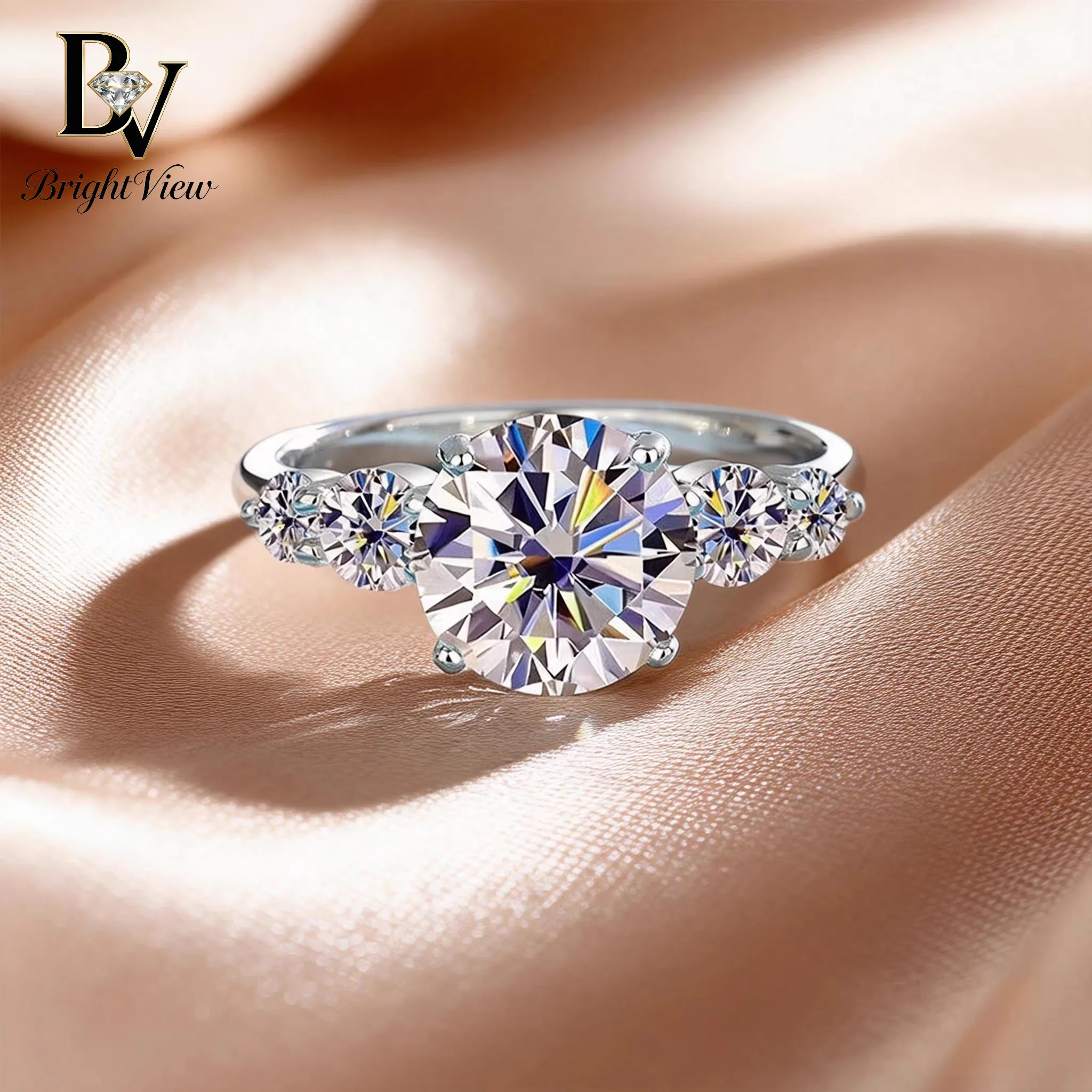 3CT S925 Four-prong Morganite Ring Pure Silver Luxury High-end All Morganite Diamonds Women's Ring
3CT S925 Four-prong Morganite Ring Pure Silver Luxury High-end All Morganite Diamonds Women's Ring