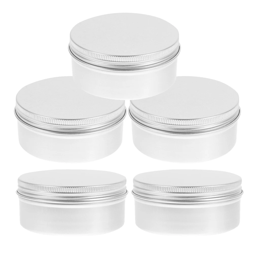 5 Pcs Aluminum Boxes Lightweight Metal Round Tins Containers Storage Lotion Samples Face Cream Gifts Tin Candy Box
5 Pcs Aluminum Boxes Lightweight Metal Round Tins Containers Storage Lotion Samples Face Cream Gifts Tin Candy Box