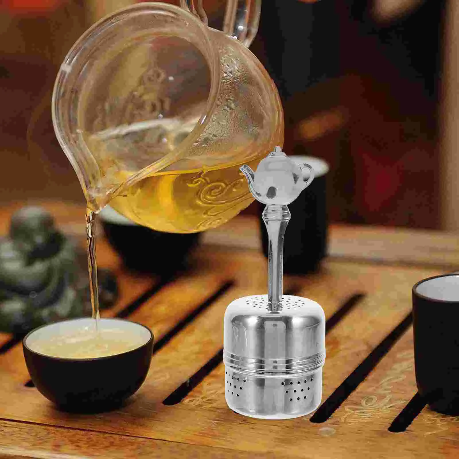 Stainless Steel Strainer Filter Silver Holder for Loose Leaf Teapots Infuser Kitchen Tea Strainer Filter Bar Accessories
Stainless Steel Strainer Filter Silver Holder for Loose Leaf Teapots Infuser Kitchen Tea Strainer Filter Bar Accessories