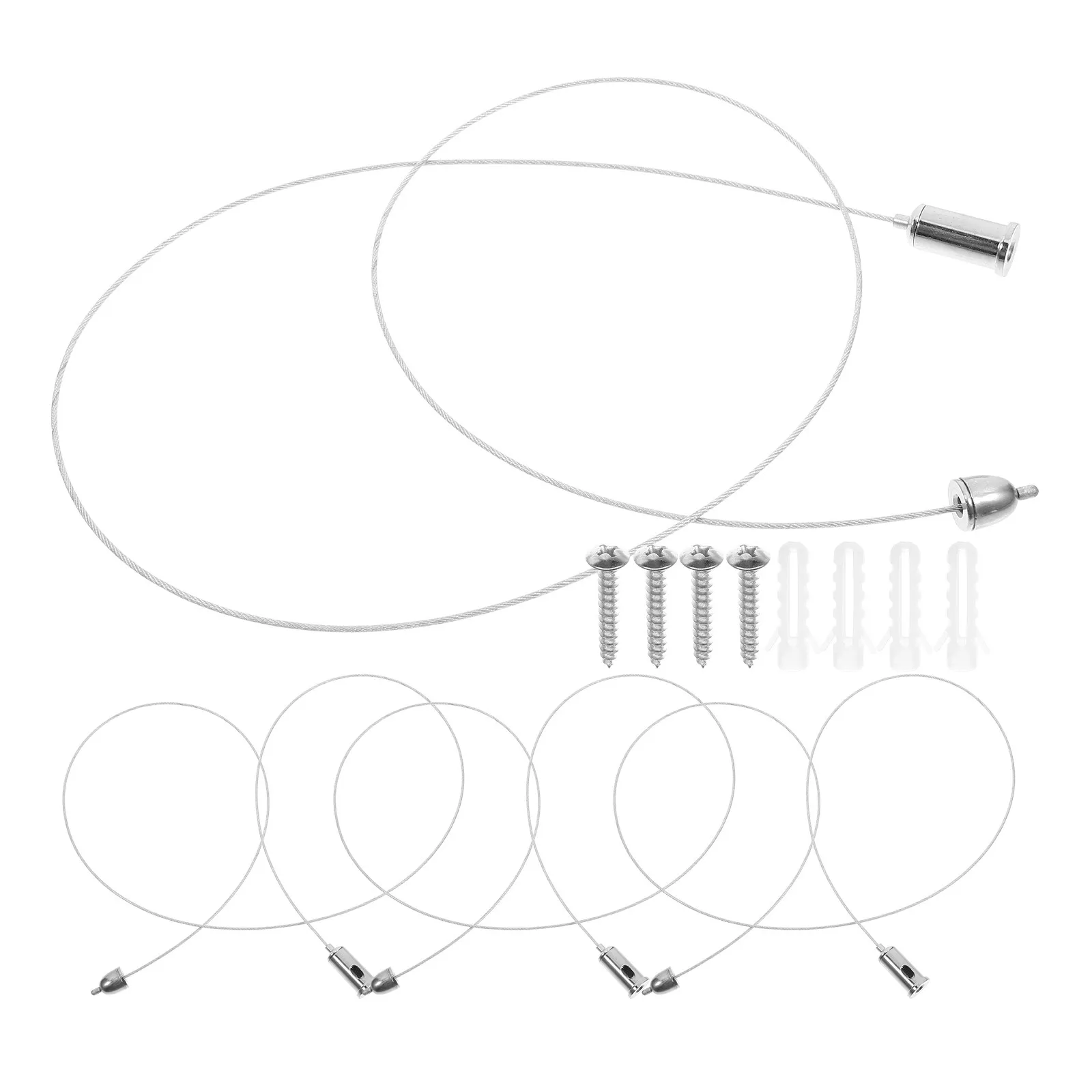 4 Pcs Hanging Pendant Lamp Wires Convenient Rope Light Hangers for Diy Cable Lamps Heavy Duty
4 Pcs Hanging Pendant Lamp Wires Convenient Rope Light Hangers for Diy Cable Lamps Heavy Duty