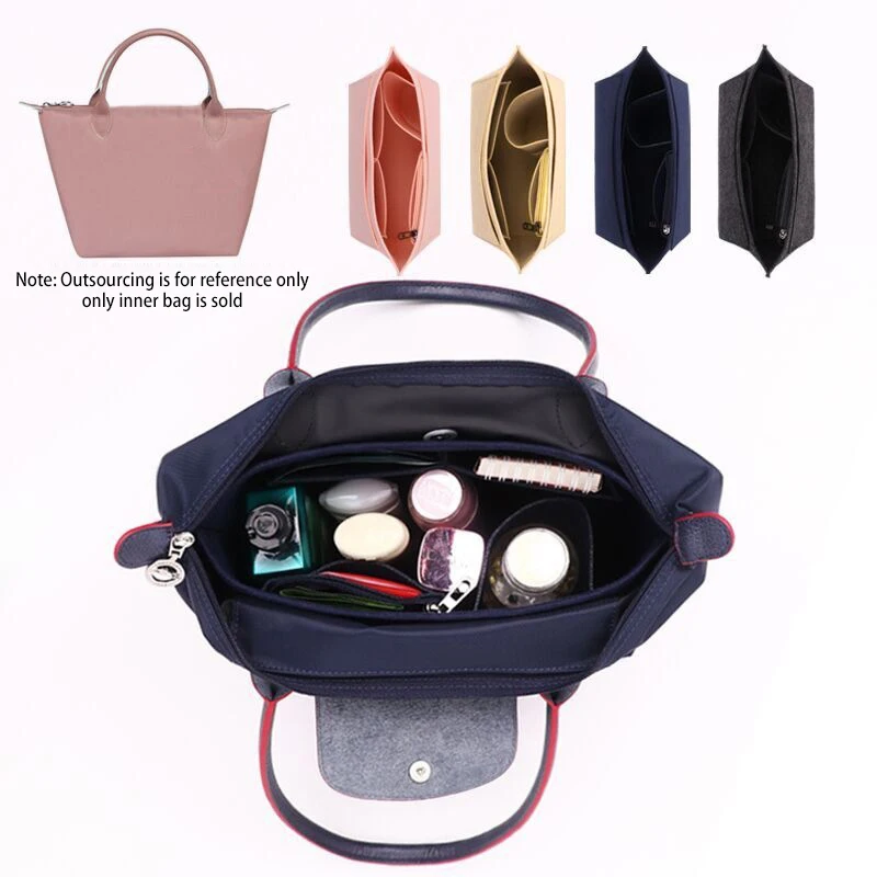 Multi-Pocket Make Up Organizer Felt Insert Bag for Women Handbag Travel Inner Purse Portable Cosmetic Bags Fit Various Brand Bag
Multi-Pocket Make Up Organizer Felt Insert Bag for Women Handbag Travel Inner Purse Portable Cosmetic Bags Fit Various Brand Bag