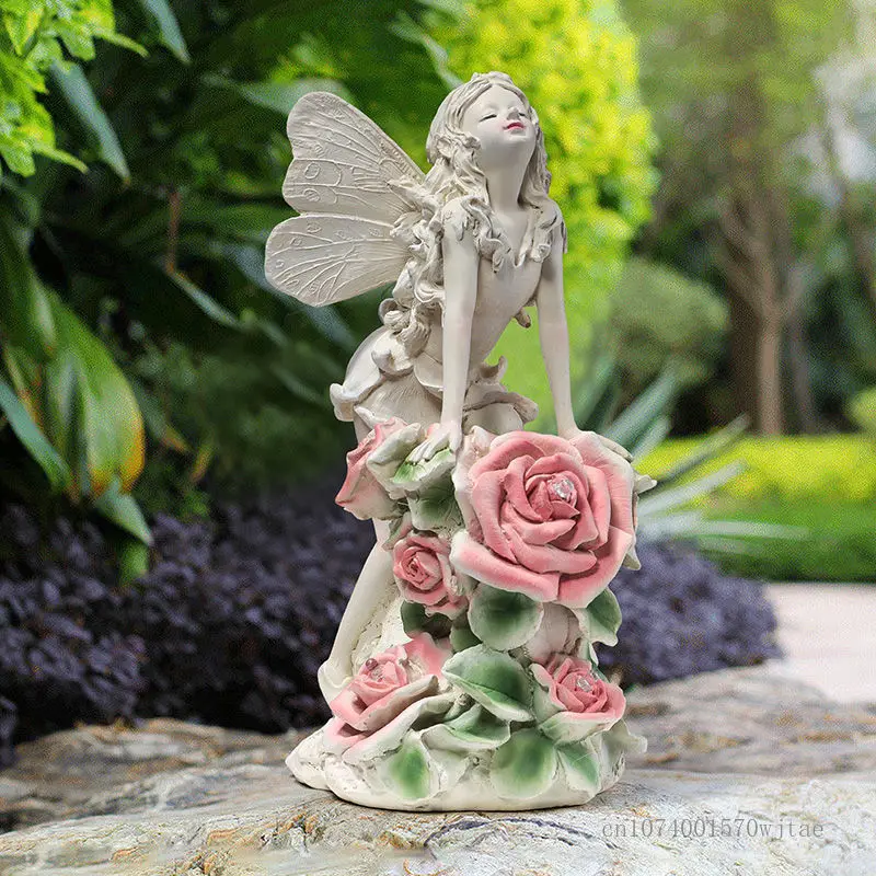 Creative American Garden Resin Flower Girl Sculpture, Solar Energy Night Light, Home Courtyard, Pastoral Outdoor Decoration, 1Pc
Creative American Garden Resin Flower Girl Sculpture, Solar Energy Night Light, Home Courtyard, Pastoral Outdoor Decoration, 1Pc