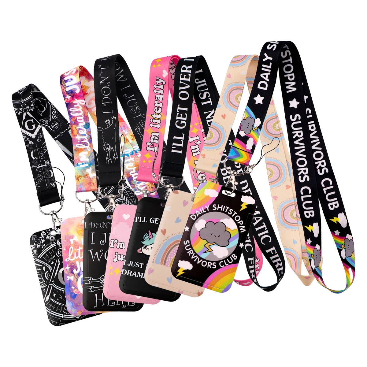 Black Pink Quotes Rainbow Lanyard Neck Strap Keychain ID Card Cover Badge Holder Mobile Phone Hang Rope Keyring Accessories Gift
Black Pink Quotes Rainbow Lanyard Neck Strap Keychain ID Card Cover Badge Holder Mobile Phone Hang Rope Keyring Accessories Gift