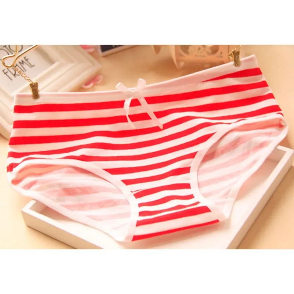 Sexy Women's Striped Bow Tie Briefs Shorts Underwear Cotton Blend Cute Knickers Ladies Girl Panties Lingerie
Sexy Women's Striped Bow Tie Briefs Shorts Underwear Cotton Blend Cute Knickers Ladies Girl Panties Lingerie