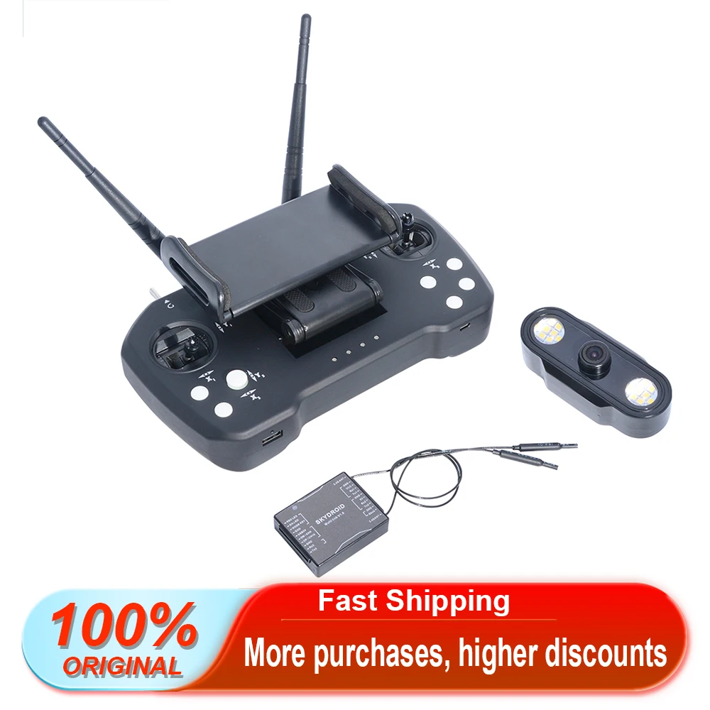 Skydroid T12 2.4GHz 12CH Remote Control With R12 Receiver/Mini Camera/20km Digital Map Transmission For Plant Protection Machine
Skydroid T12 2.4GHz 12CH Remote Control With R12 Receiver/Mini Camera/20km Digital Map Transmission For Plant Protection Machine