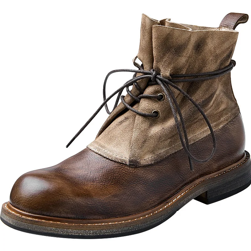 Men Boots New Arrival Motorcycle Boots High Quality Retro Comfortable Leisure Tooling Work Ankle Workwear Boots
Men Boots New Arrival Motorcycle Boots High Quality Retro Comfortable Leisure Tooling Work Ankle Workwear Boots