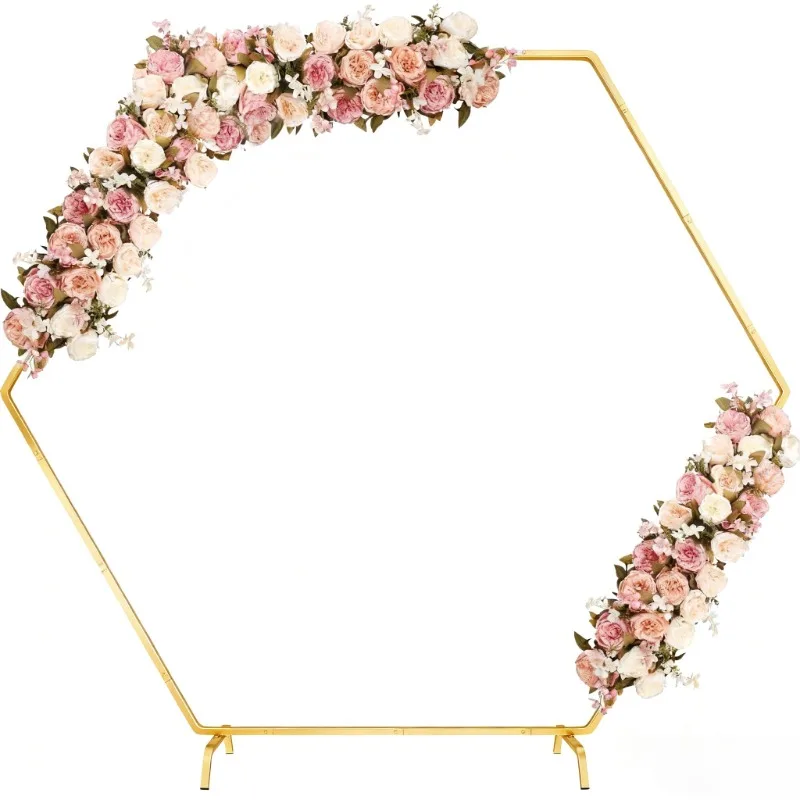 6.2FT Golden Metal Wedding Backdrop Stand, Balloon Arch Balloon Stand, Wedding Arch Shooting Stand, Sturdy Metal Material for Wedding, Birthday Party, Garden Decoration
6.2FT Golden Metal Wedding Backdrop Stand, Balloon Arch Balloon Stand, Wedding Arch Shooting Stand, Sturdy Metal Material for Wedding, Birthday Party, Garden Decoration