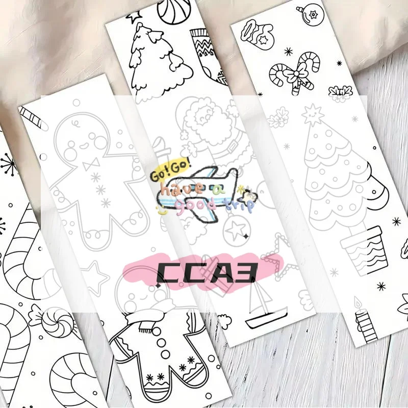 32Pcs Christmas Cartoon Bookmarks Minimalist DIY Line Filling Blank Bookmark Decorative Page Markers Gift For Book Lover
32Pcs Christmas Cartoon Bookmarks Minimalist DIY Line Filling Blank Bookmark Decorative Page Markers Gift For Book Lover