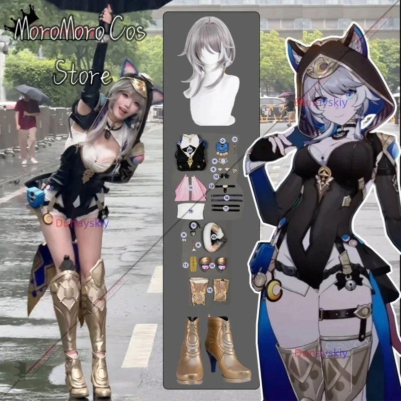 ▶❤Cipher Honkai:Star Rail Cosplay Costume Women's Jumpsuit Unique Tail Prop Bodysuit Women Halloween Uniform Role-play Zentai ❤◀
▶❤Cipher Honkai:Star Rail Cosplay Costume Women's Jumpsuit Unique Tail Prop Bodysuit Women Halloween Uniform Role-play Zentai ❤◀